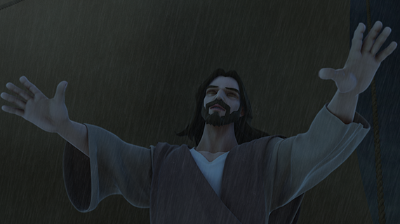Isus potolește furtuna